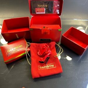 Rainbow High Mini Accessories Studio RED Crystal High Heels 👠 STRAP NEW